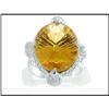Image 1 : Gorgeous 14K White Gold Citrine and Diamond #1858437
