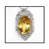 Image 1 : VINTAGE 18K WHITE GOLD PENDANT GEM LOVERS #1858500