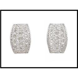 VERY BOLD FILIGREE EARRINGS 108 DIAMONDS(price #1858563