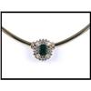 Image 1 : Elegant 14K Yellow Gold Emerald and Diamond #1858586