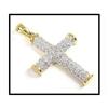 Image 1 : 18K Gold Diamond Encrusted Cross Pendant(was #1858643