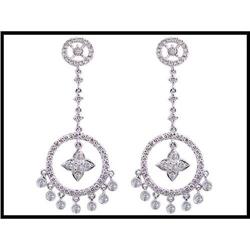 FORMAL DIAMOND DANGLE EARRINGS WERE $2500.00 #1858661