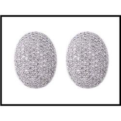 WHITE GOLD EARRINGS WITH 284 DIAMONDS WERE #1858662
