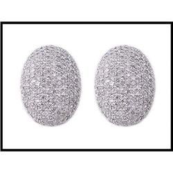 WHITE GOLD EARRINGS WITH 284 DIAMONDS WERE #1858662