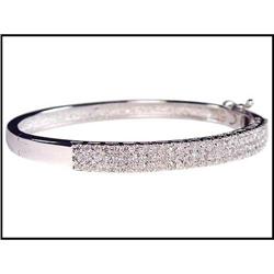 3 CARAT DIAMOND BANGLE BRACELET WAS $3,250.00 #1858670