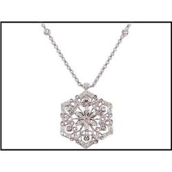 SNOWFLAKE DIAMOND NECKLACE WAS $1500.00 #1858682