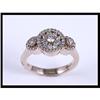 Image 1 : Stunning 14K Rose Gold Diamond Ring #1858695