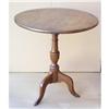 Image 1 : Colonial Period Oak Tilt-Top Circular Table #1858770