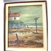 Image 1 : Original Oil on Canvas Maritime Coastal Scene #1858803