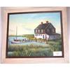 Image 1 : Original Oil on Canvas Coastal Maritime Scene #1858811