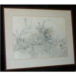 1977 Original Pencil  Winter Still Life  Signed#1858925