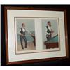 Image 1 : "Billiards Players"  Set of 2 Spy Prints  #1858932