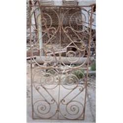Pair of Antique Wrought Iron Panels Windows #1858943