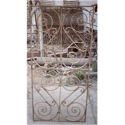 Pair of Antique Wrought Iron Panels Windows #1858943