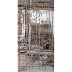 Wrought Iron Antique Gate, No Welds #1858945