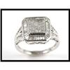 Image 1 : A Beautiful 14K White Gold Diamond Ring #1859001