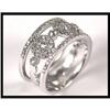 Image 1 : A Lovely Filigree Design Diamond Ring #1859010