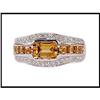 Image 1 : DESIGNER CITRINE DIAMOND RING (WAS $1900.) #1859011