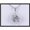 Image 1 : Shimmering 18K White Gold Diamond Pendant #1859040