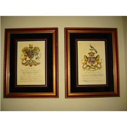 2 English Fine Prints with magnificent frame!  #1859171