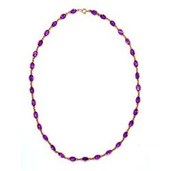 1930's Amethyst and Gold Necklace  #1859208