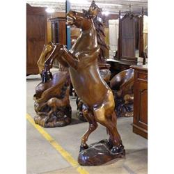 FABULOUS HUGE ARCHITECTURAL HORSE STATUE ART #1859278