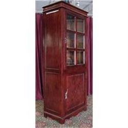 ANTIQUE MISSION BOOKCASE CABINET LINEN PRESS #1859280