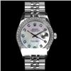 Image 2 : Rolex Men's Stainless Steel, QuickSet, Diamond Dial & Diamond Bezel