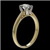 Image 3 : 1 ctw Certified VS/SI Quality Oval Diamond Solitaire Ring 10k Yellow Gold - REF-243G2W