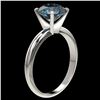 Image 3 : 2.50 ctw Certified Intense Blue Diamond Engagment Ring 10k White Gold - REF-472M5G