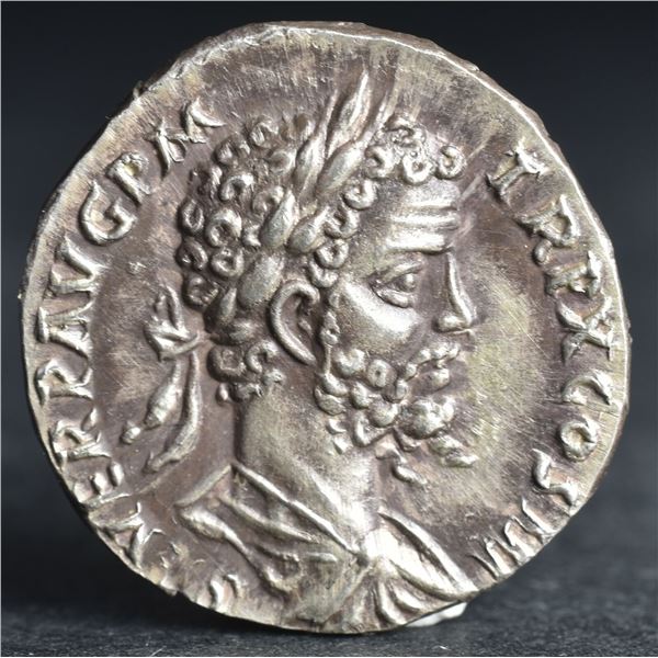 202/AD Roman Empire Septimius Severus Silver Coin