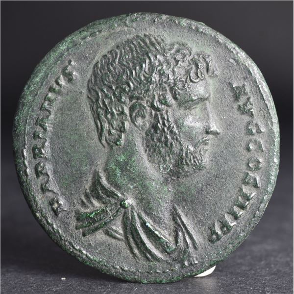 134/138 AD Roman Empire Hadrian Sestertius Bronze Coin