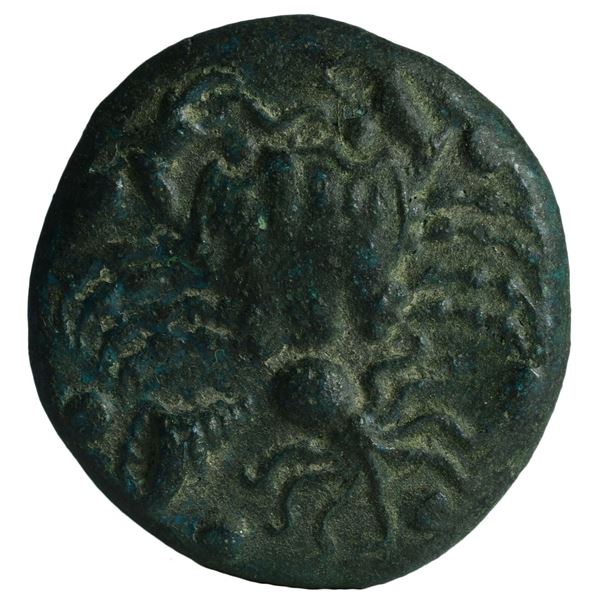 425/406 BC Sicly Akragas & Hemilitron Copper Coin
