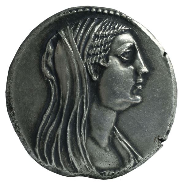 244/BC Dodekrachm Berenike II Silver Coin
