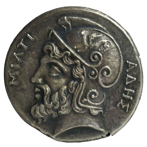 550/486 BC Octadrachm Miltiades II Silver Coin