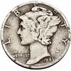 Image 1 : 1943 Mercury Winged Liberty Silver Coin