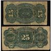 Image 2 : Lot of 1863 4th Issue Fifteen & Twenty-Five Cent Fractional Currency Notes