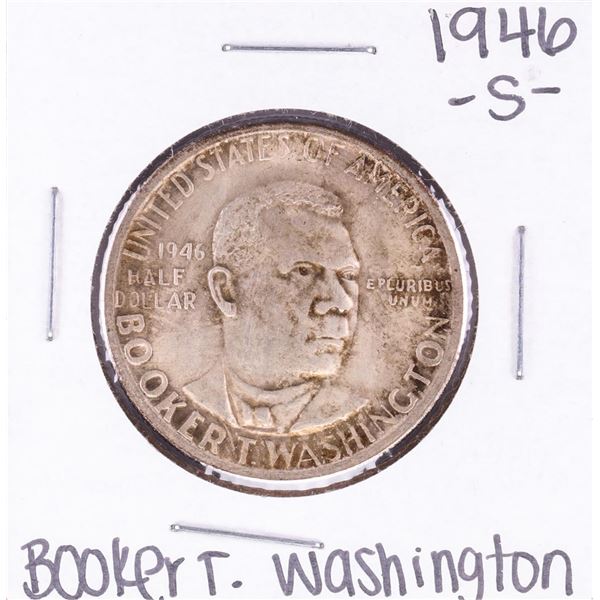 1946-S Booker T Washington Commemorative Half Dollar Coin