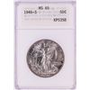 Image 1 : 1946-S Walking Liberty Half Dollar Coin ANA MS65