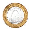 Image 1 : .999 Fine Silver Plaza Casino Las Vegas, Nevada $10 Limited Edition Gaming Token