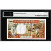 Image 2 : 1970 New Hebrides Institut D Emission D Outre-Mer 1000 Francs Note Pick# 20a PMG Gem Uncirculated 65