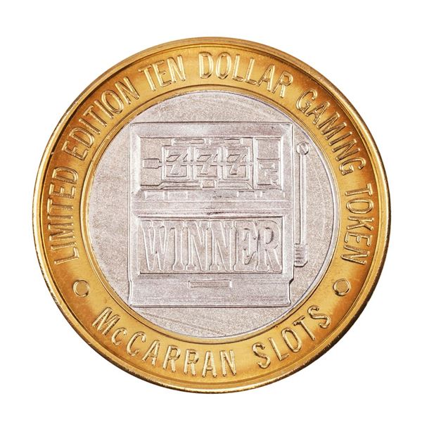 .999 Silver McCarran International Airport Las Vegas, NV $10 Limited Gaming Token