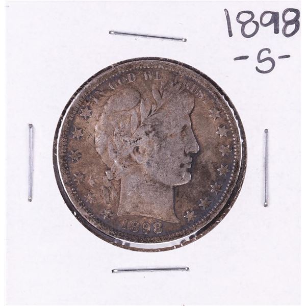 1898-S Barber Half Dollar Coin