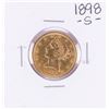 Image 1 : 1898-S $5 Liberty Head Half Eagle Gold Coin