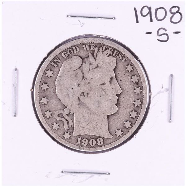 1908-S Barber Half Dollar Coin