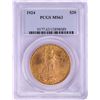 Image 1 : 1924 $20 St. Gaudens Double Eagle Gold Coin PCGS MS63