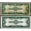 Image 2 : Lot of (2) 1923 $1 Silver Certificate Notes