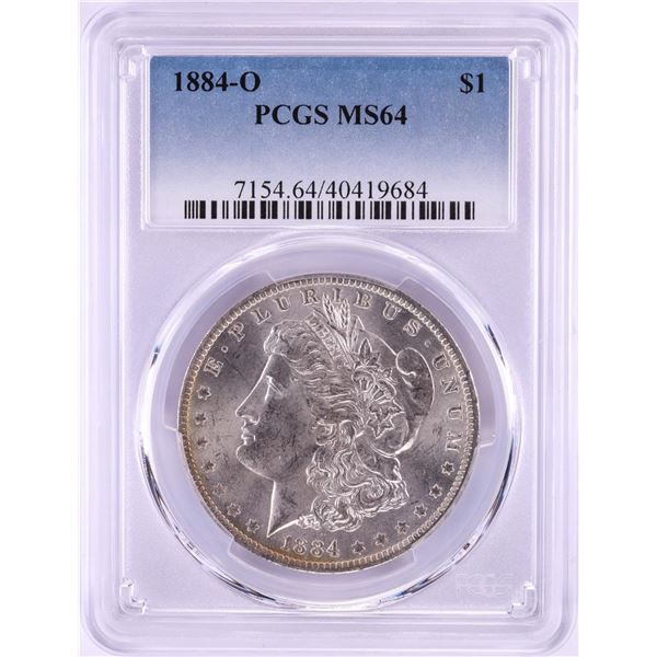 1884-O $1 Morgan Silver Dollar Coin PCGS MS64
