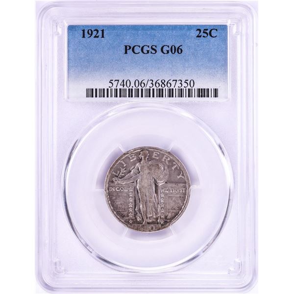 1921 Standing Liberty Quarter Coin PCGS G06