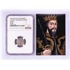 Image 1 : 1035-87 William The Conqueror Normandy Rouen Denier Coin NGC VF30 w/ Story Box